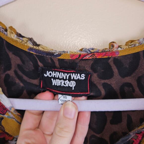 Johnny Was Ruffle Detail Floral Embroidered Peasant Boho
Blouse Size XS - Picture 3 of 6